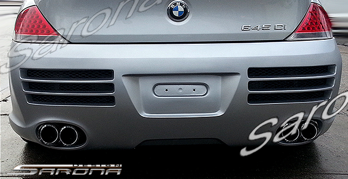 Custom BMW 6 Series Rear Bumper  Coupe & Convertible (2004 - 2010) - $750.00 (Part #BM-009-RB)